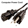 Computer Monitor Power Cable Cord Assorted Lengths