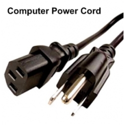 Computer Monitor Power Cable Cord Assorted Lengths