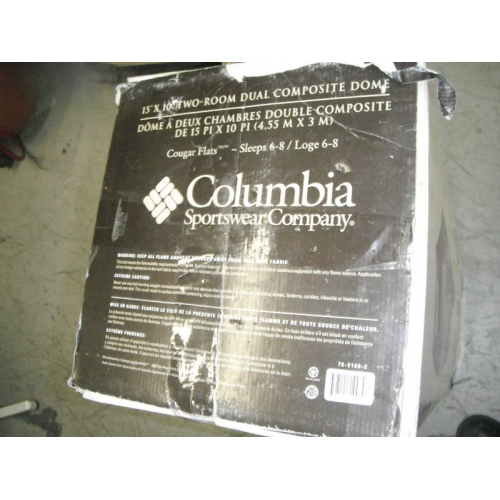 Columbia Cougar Flats 2 Room 8 Person Tent 15 X 10 Allsold