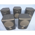 Lot of 5 Kenwood KS-305HT Surround Speakers 100 Watt