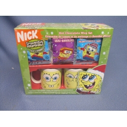 Sponge Bob Square Pants Hot Chocolate Mug Set