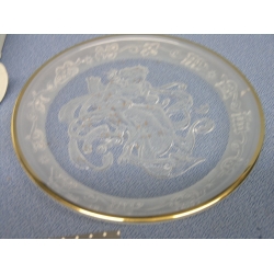 Morgantown Crystal "Cassiopeia" Heavens Above Plate