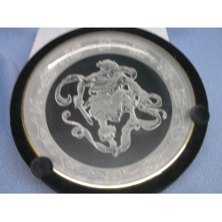 Morgantown Crystal "Orion" Heavens Above Plate