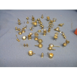 Lot of 40 Brass Collectible Miniature Figurines