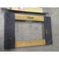 4 Wheel Dollies Wood Carpet  Black 