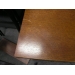 Wooden Double Ped Desk Medium brown 66 x 24 x 30