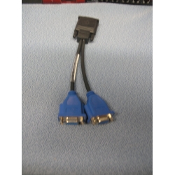 8" DMS-59 To 2 VGA Y Cable