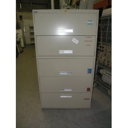5 Drawer Flip front Lateral File Cabinet
