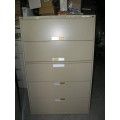 5 Drawer Flip front Lateral File Cabinet No Lock
