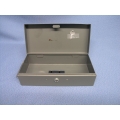 10" Metal Cash Box with Key