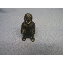 5" Soapstone Eskimo Figurine