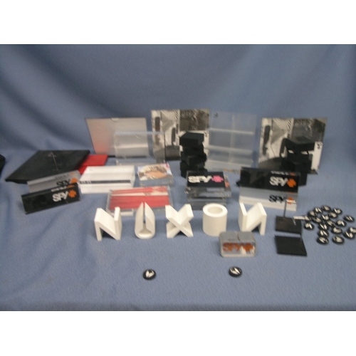 Lot of Assorted Spy Nixon Display Case Stands Allsold Buy Sell Used Office Furniture Calgary