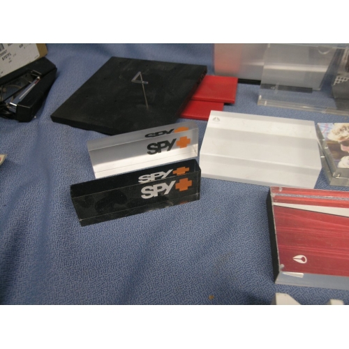 Lot of Assorted Spy Nixon Display Case Stands Allsold Buy