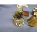 Lot of 6 Assorted Musical Boxes Animals Girl Picture