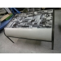 Table Snowboard Volcom Logo White Heavy Gray Legs