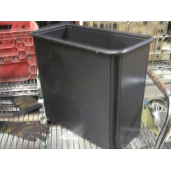 Metal Garbage Cans Black or Brown 16 x 8 x 15