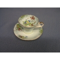 Aynsley England Teacup Aqua Primrose B5137/1 Vintage Aynsley England Teacup Aqua Primrose B5137/1 Vintage
