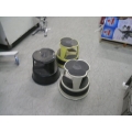 Lot of 3 Metal Step Stools