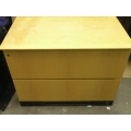 2 Drawer Lateral Birds Eye Maple 36x20.5x29 File Cab