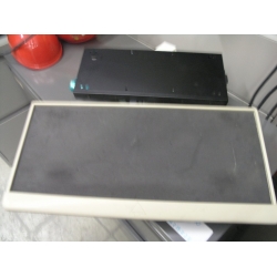 Beige Black Keyboard Tray Undermount Side-Side