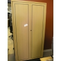 Blonde 2 Door Storage Cabinet 36 x 20 x 72 
