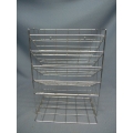 6 Shelf Metal Paper Sorter Wire Chrome