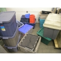 Lot of Assorted Bins and Storage Containers