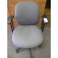 Light Grey Adjustable Office Chair Double Stem Arm 9 Available
