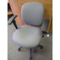 Light Grey Adjustable Office Chair Arms