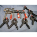 Lot of 12 Lot of Assorted Clamps Metal Plastic Bessey