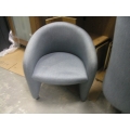 Bucket Style Reception Guest Chair Blue