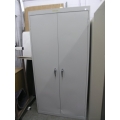 Gray Sandusky 2 Door Storage Cabinet 40 x 18 x 72