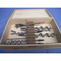 Box Set of Drill Bits for a Drill Press