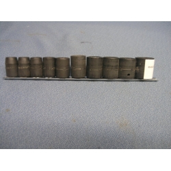 Lot of 10 Craftsman Metric Impact Socket Set