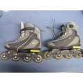 Nike SL Rollerblades M Size 11 Grey Inline Skates