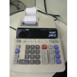 Assorted Electric Printing Calculators Sharp Adding Machine