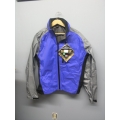 Gore-Tex Paclite Waterproof Jacket Blue Grey Large w Hood