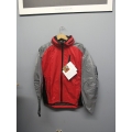 Gore-Tex Paclite Waterproof Jacket Red Grey Medium w Hood