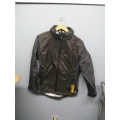 EntrantV Toray Weatherproof Jacket Brown Charcoal Medium w Hood