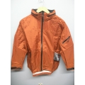 EntrantV Toray Weatherproof Jacket Rust Checkered Medium w Hood