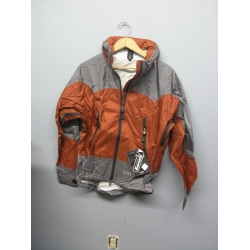 EntrantV Toray Weatherproof Jacket Rust Grey Medium w Hood