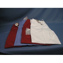 Lot of 4 Scrubs Barco Pants Red(2) White Blue - L