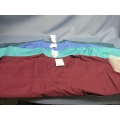 Lot of 4 ScrubZone Teal Green Burgundy Blue T-Shirt - XL