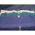 Lot of 4 Scrubs Landau Navy Blue White Green - L