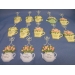 Lot of 13 Sheer Inspiration Russ Berrie Flower Pot Hanging Decor