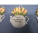 Lot of 13 Sheer Inspiration Russ Berrie Flower Pot Hanging Decor