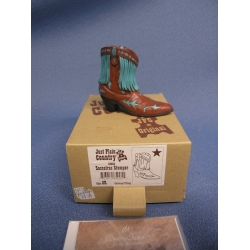 Just Plain Country 3" Sassafras Stomper JPC Boot Figurine
