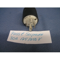 Pass & Seymore Turn Pull 30A 125/250V Male 4 Prong