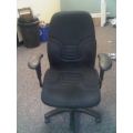 Black Fabric Desk Chair
