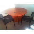 Source Round Meeting table - Executive Cherry - 42"